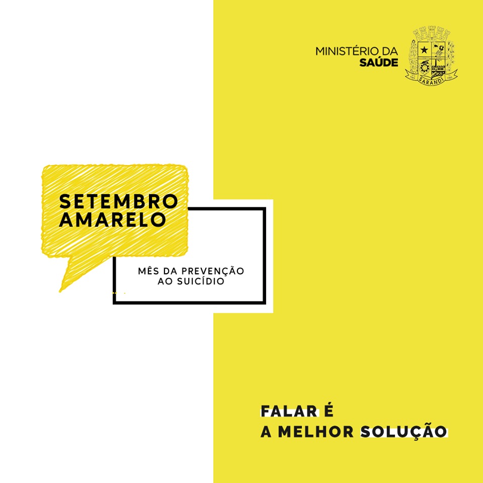 Sarandi promove ações de conscientização no Setembro Amarelo